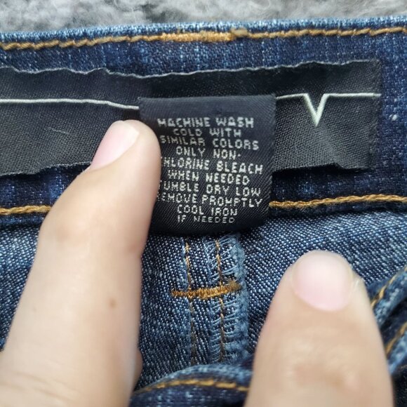 Venezia Jeans Womens 14 Tall Blue Straight Leg Stretch Denim - Picture 3 of 11